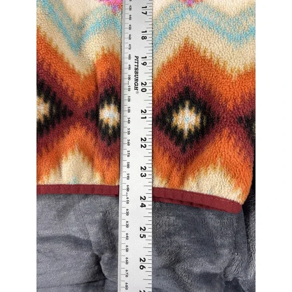 Patagonia Synchilla Fleece Pullover Retro Aztec Pattern Snap T Size S - Picture 7 of 9